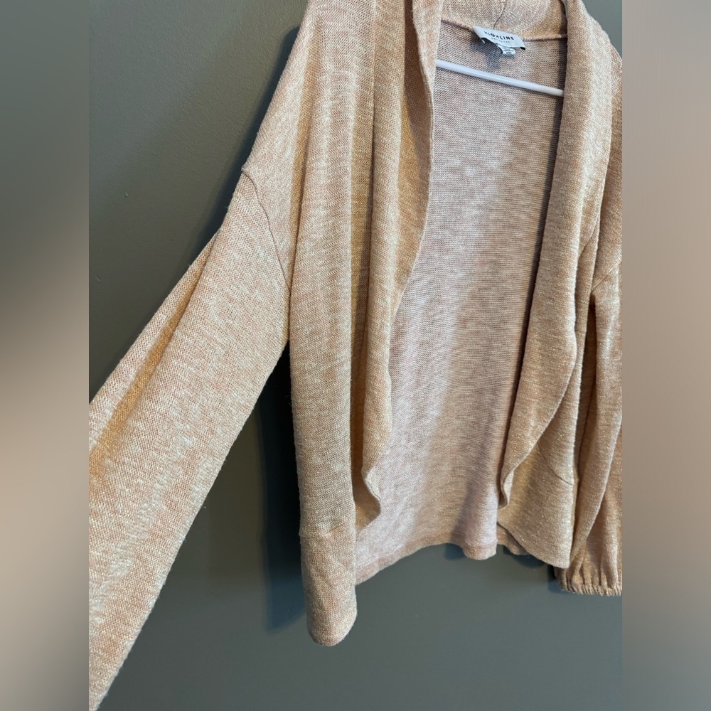 Pink cardigan with gold thread - Picture 3 of 3